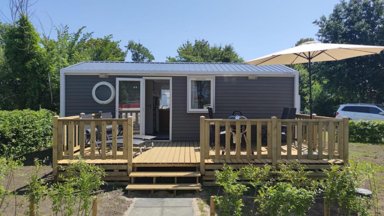 Mobilheim Herz Lauwersoog - Chalet Robbengat Exterior photo